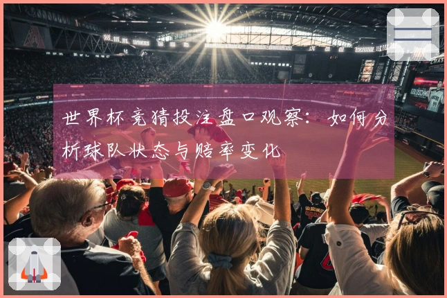 世界杯竞猜投注盘口观察：如何分析球队状态与赔率变化